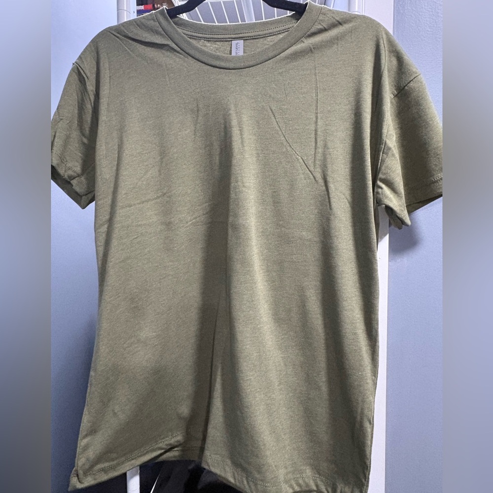 Next Level Apparel Olive Crewneck Tee